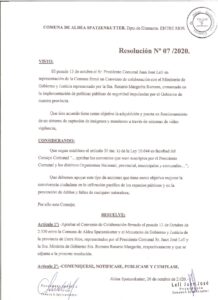 RESOLUCION Nº07-20