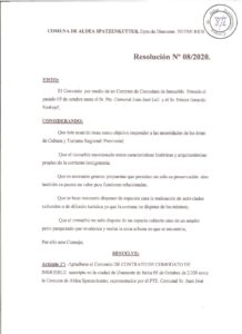 RESOLUCION Nº08-20