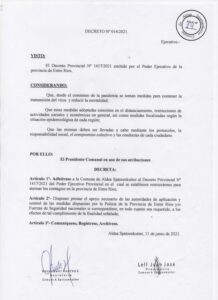 DECRETO Nº 014-21