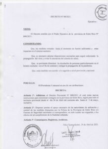 DECRETO Nº 08-21