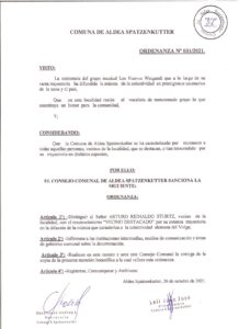 ORDENANZA Nº 031-21
