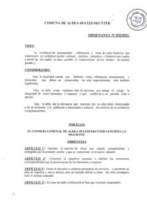 ORDENANZA N° 025-21