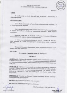 DECRETO Nº 015-22