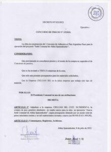 DECRETO Nº 022-22