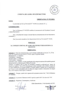 ORDENANZA N°072-23