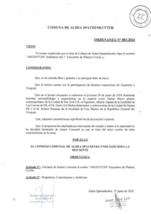 ORDENANZA N°081-24