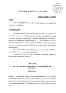Ordenanza N 041-22