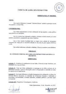 Ordenanza N 044-22