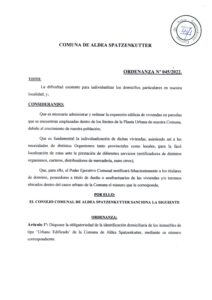Ordenanza N 045-22