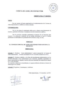 Ordenanza N 048-22