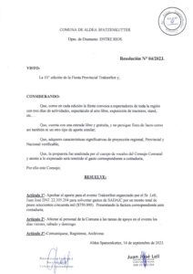 Resolucion N° 04-23